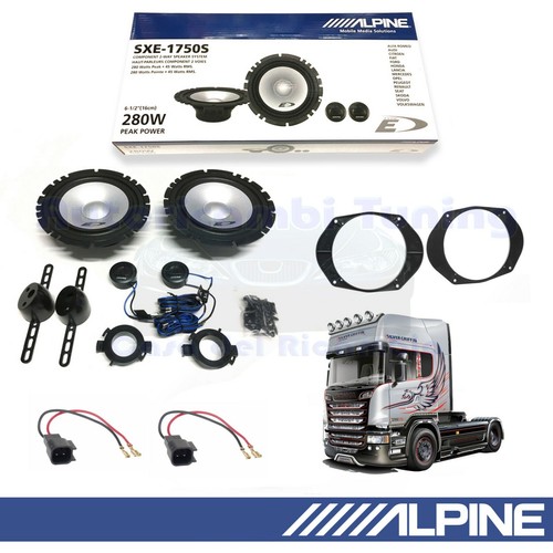 Alpine sxe1750s haut - alpine, haut-parleurs