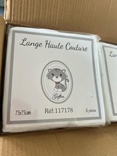 nouveaux chiffons blanc lange haute couture 75X75cm