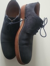 Belles chaussures MASSIMO DUTTI.  daim Bleu TBE . Pointure 43 .