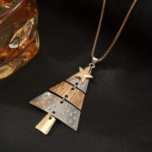 Collier femme bicolore - ⭐,