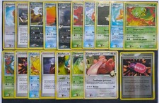 Lot De 18 Cartes Pokémon Platine Sorties De Boosters 1 Rare & 1 Reverse FR NEUF