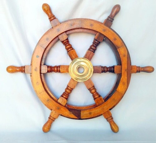 Volant bateau bois - bateau, en