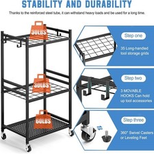 Chariot porte-outils de jardin