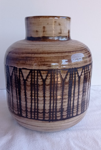 Vase ceramique emaillee - ceramique,