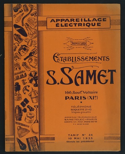 Catalogue samet - catalogue,