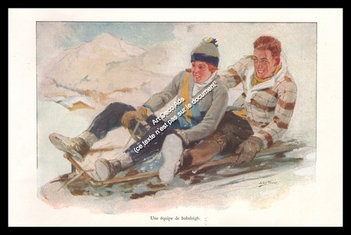 1930 une équipe bobsleigh - une,