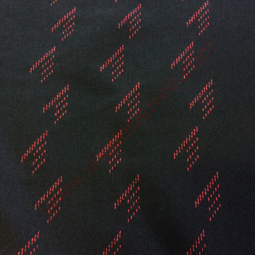 Tissu central rouge peugeot - rouge,