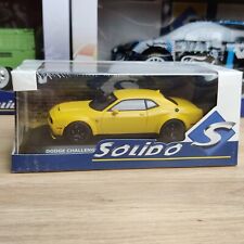 SOLIDO DODGE CHALLENGER 2018 SRT DEMON V8 6.2L JAUNE 1:43 N.B S4310308 BLISTER