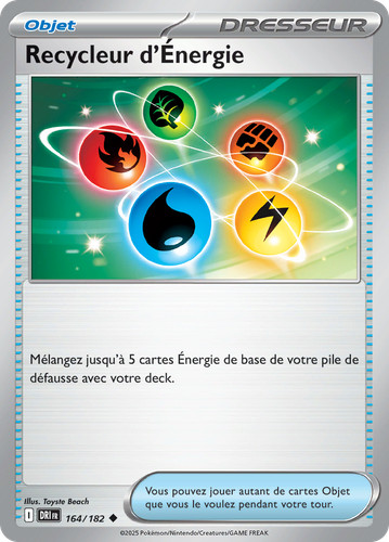 Pokemon card energy recycler - card,