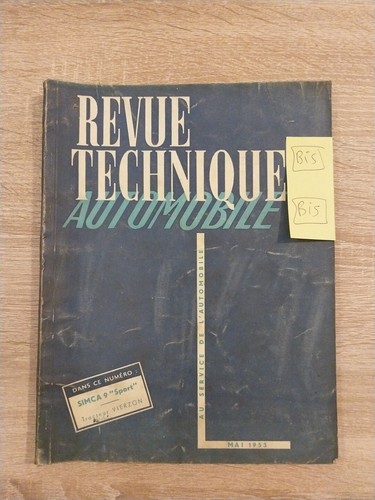 Revue technique simca sport - technique,
