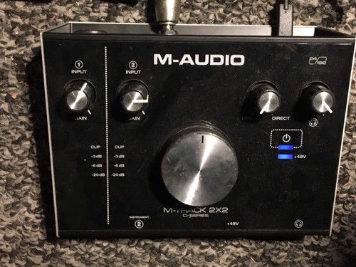 Audio mtrack2x2 box and - m-audio,