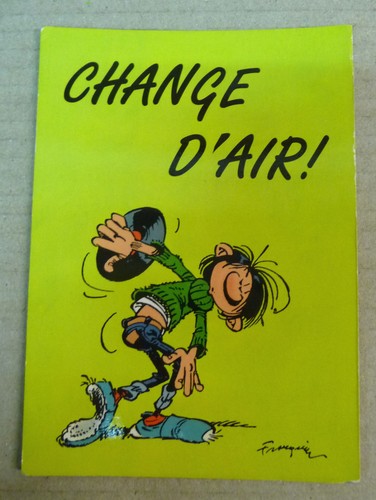 Carte postale gaston lagaffe - carte,