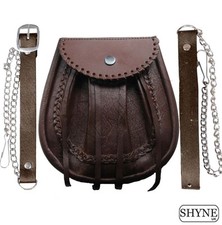 Kilt Sporran Jacobite En Cuir