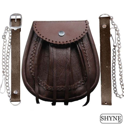 Kilt sporran jacobite cuir - jacobite, en