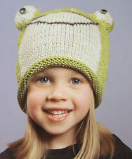 deLux FROG HAT knit child kid