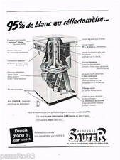 PUBLICITE ADVERTISING 105  1954  les PROCEDES SAUTER   réfléctométre