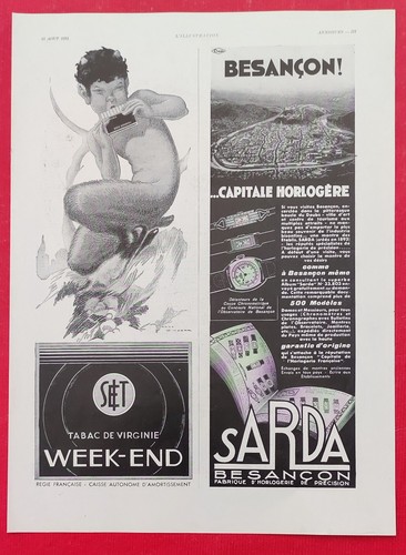Publicité presse montres - de, presse: