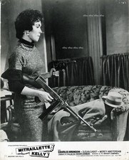 *Charles Bronson Mitraillette Kelly Roger Corman Photo cartoline vintage