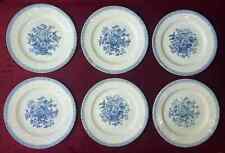 BORDEAUX VIEILLARD 6 ASSIETTES PLATE CORBEILLE GIRONDE AQUITAINE SUD OUEST 19EME