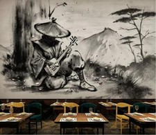 PAPIER PEINT JAPON SAMOURAI