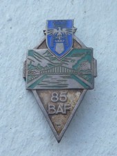 LIGNE MAGINOT FRANCE 40 INSIGNE 85e BAF BATAILLON ALPIN DE FORTERESSE bca tarte