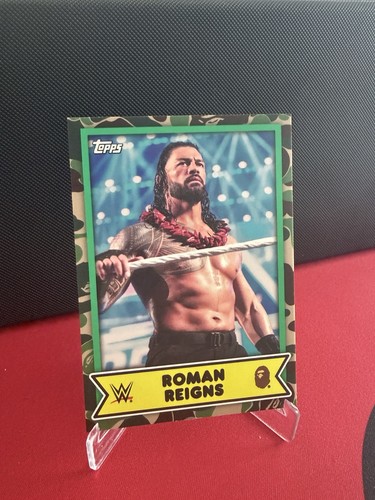 2025 topps wwe bape roman - topps, x