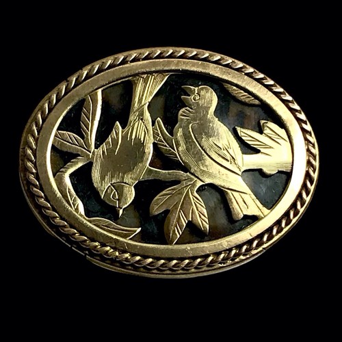 Ancienne 1920 broche - ancienne, décor