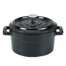 Mini cocotte 10 cm noir