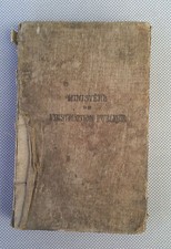 Ancien livre sur les fonds marin de 1886 format poche old french book