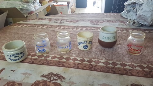 Lot anciens pots de - 6,