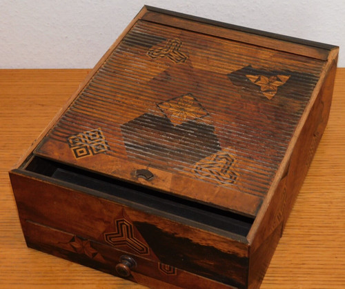 Ancien vintage boite tiroir - vintage,