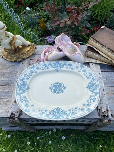 Grand plat sarreguemines - plat, u
