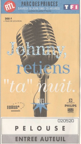 Billet ticket concert - billet,