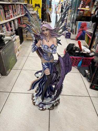 Elfe avec dragon figurine - elfe,