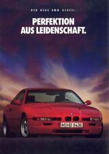Catalogue Brochure BMW 850 CSi E31 2/1992 Allemagne Deutschland