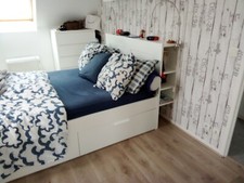 lit 140   sommier   tête de lit   4 tiroirs