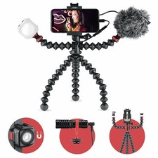 GorillaPod Kit Mobile Vlogging Smartphone Rig Micro Wavo Mobile Mini Lampe LE...