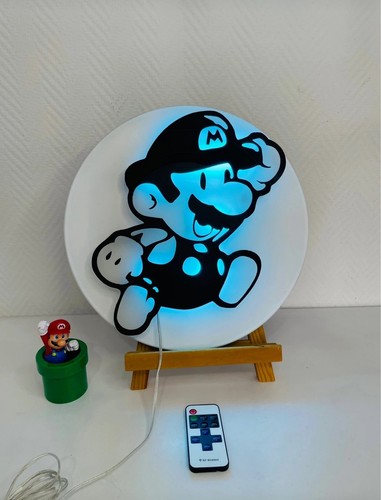 Cadre lumineux réalisé - (led),