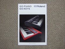 Catalogue de piano numérique Roland GO-61P GO-61K 4 pages édition 2017 expédi...
