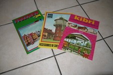Lot de 3 catalogues accessoires train Kibri et Vollmer