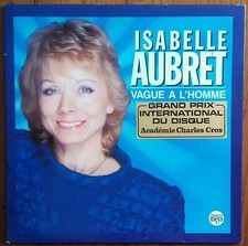 DISQUE LP 33t 12" ISABELLE AUBRET «Vague à l'homme CHANSON FRANCAISE FRANCE 1987