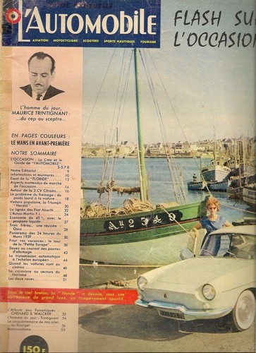 Automobile 158 1959 renault - 158,