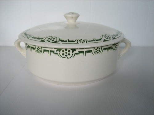 Ancien légumier plat - , à