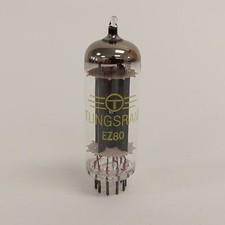 EZ80 TUNGSRAM GREY PLATE NOS
