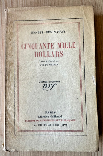 Ernest hemingway cinquante - hemingway, *