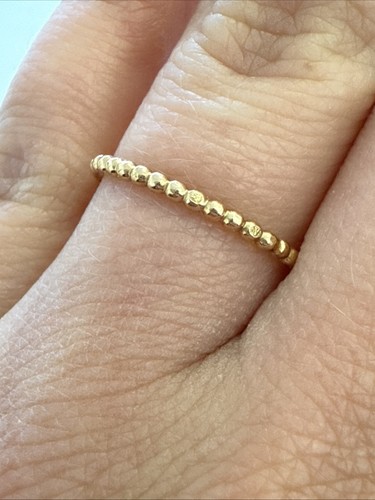 Bague anneau perlé 18 - en,