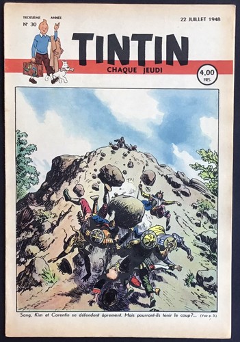 Tintin édition belge - tintin,