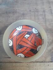 coupelle vide poche pate de verre art deco signée Leune vintage grenier