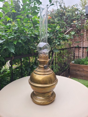 Ancienne lampe pétrole en - lampe,