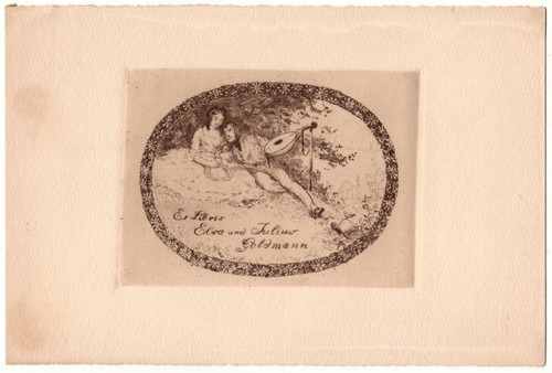 Kurt leyde exlibris für - kurt,